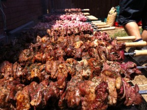 Cypriot souvla for the Cypriot Community of WA dinner dance