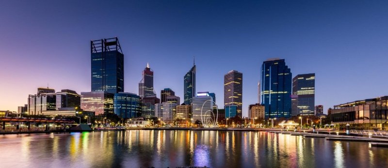 Perth City and river